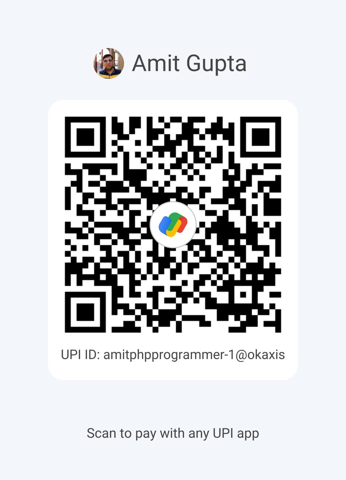 Google Pay / UPI - Amit Gupta
